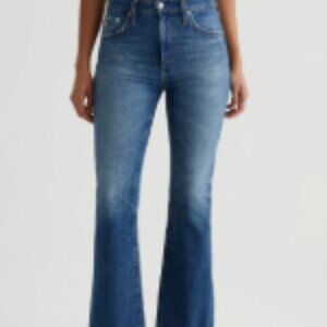 AG Adriano Goldschmied Farrah Boot Crop Jeans - 14 Years Metaphor (wash)